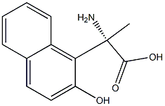(2S)-2-AMINO-2-(2-HYDROXYNAPHTHYL)PROPANOIC ACID Struktur