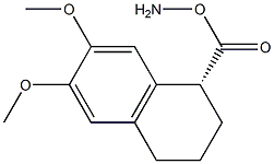 (1R)-1-AMINO-6,7-DIMETHOXY-1,2,3,4-TETRAHYDRONAPHTHALENECARBOXYLIC ACID Struktur