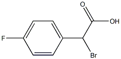ALPHA-BROMO-4-FLUOROPHENYLACETIC ACID Structure