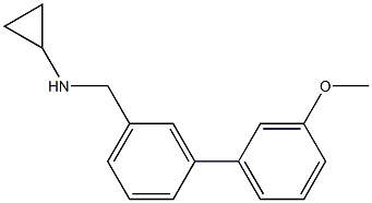(1R)CYCLOPROPYL[3-(3-METHOXYPHENYL)PHENYL]METHYLAMINE Struktur