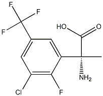 (2R)-2-AMINO-2-[3-CHLORO-2-FLUORO-5-(TRIFLUOROMETHYL)PHENYL]PROPANOIC ACID Structure