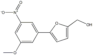 [5-(3-METHOXY-5-NITROPHENYL)-2-FURYL]METHANOL Struktur