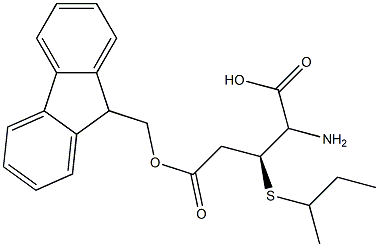 FMOC-(S)-BUTYL-D-CYS Struktur