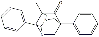 5-METHYL-2,7-DIPHENYL-1,3-DIAZATRICYCLO[3.3.1.1~3,7~]DECAN-6-ONE Structure
