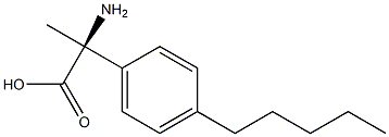 (2S)-2-AMINO-2-(4-PENTYLPHENYL)PROPANOIC ACID Struktur