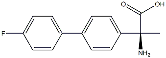 (2S)-2-AMINO-2-[4-(4-FLUOROPHENYL)PHENYL]PROPANOIC ACID Struktur