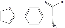 (2R)-2-AMINO-2-(4-(2-FURYL)PHENYL)PROPANOIC ACID Struktur