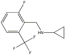 (1S)CYCLOPROPYL[6-FLUORO-2-(TRIFLUOROMETHYL)PHENYL]METHYLAMINE Struktur