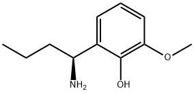 2-((1S)-1-AMINOBUTYL)-6-METHOXYPHENOL Struktur