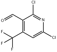 2,6-DICHLORO-4-(TRIFLUOROMETHYL)NICOTINALDEHYDE Structure