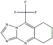 5,6,7,8-TETRAHYDRO-9-TRIFLUOROMETHYL-1,2,4-TRIAZOLO-[5,1-B]-QUINAZOLINE Struktur