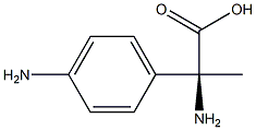 (2S)-2-AMINO-2-(4-AMINOPHENYL)PROPANOIC ACID Struktur