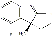 (2S)-2-AMINO-2-(2-FLUOROPHENYL)BUTANOIC ACID Struktur