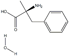 (S)-(+)-2-AMINO-2-METHYL-3-PHENYLPROPANOIC ACID MONOHYDRATE Struktur