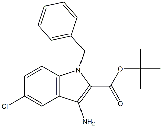 3-AMINO-1-BENZYL-5-CHLORO-1H-INDOLE-2-CARBOXYLIC ACID TERT-BUTYL ESTER