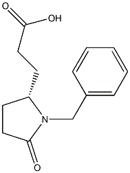 (R)-BENZYL-5-CARBOXYETHYL-2-PYRROLIDINONE Struktur