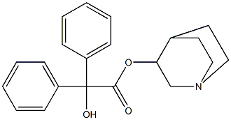 3-QUINUCLIDINYL BENZILATE (BENZILATE-RING-13C12) Struktur