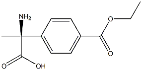(2S)-2-AMINO-2-[4-(ETHOXYCARBONYL)PHENYL]PROPANOIC ACID Struktur