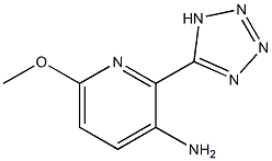 6-METHOXY-2-(1H-TETRAZOL-5-YL)PYRIDIN-3-AMINE Struktur