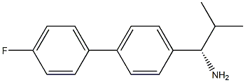 (1S)-1-[4-(4-FLUOROPHENYL)PHENYL]-2-METHYLPROPYLAMINE Struktur