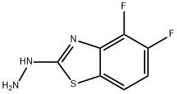 4,5-DIFLUORO-2-BENZOTHIAZOLEHYDRAZINE Struktur