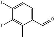 3,4-DIFLUORO-2-METHYLBENZALDEHYDE Structure
