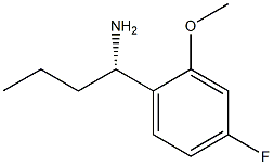 (1S)-1-(4-FLUORO-2-METHOXYPHENYL)BUTYLAMINE Struktur