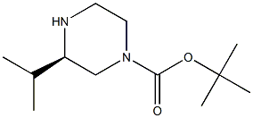 (R)-3-ISOPROPYL-PIPERAZINE-1-CARBOXYLIC ACID TERT-BUTYL ESTER Struktur