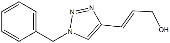 (2E)-3-(1-BENZYL-1H-1,2,3-TRIAZOL-4-YL)PROP-2-EN-1-OL Struktur