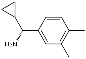 (1R)(3,4-DIMETHYLPHENYL)CYCLOPROPYLMETHYLAMINE Struktur