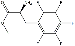METHYL (2S)-2-AMINO-3-(2,3,4,5,6-PENTAFLUOROPHENYL)PROPANOATE Structure