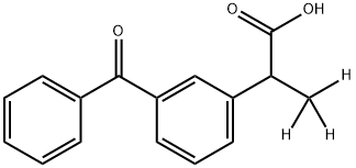 酮洛芬D3 結(jié)構(gòu)式
