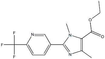 3,5-DIMETHYL-2-(6-TRIFLUOROMETHYL-PYRIDIN-3-YL)-3H-IMIDAZOLE-4-CARBOXYLIC ACID ETHYL ESTER