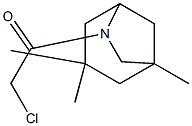 6-(CHLOROACETYL)-1,3,3-TRIMETHYL-6-AZABICYCLO[3.2.1]OCTANE Struktur