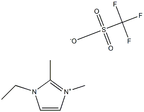 1-ETHYL-2,3-DIMETHYLIMIDAZOLIUM TRIFLUOROMETHANESULFONATE Structure