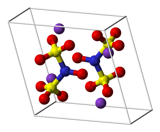 potassium-nitrosodisulfonate crystal structure