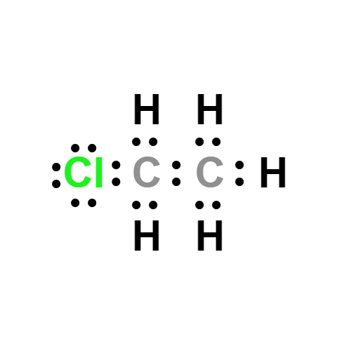 c2h5cl lewis structure